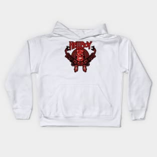 Hellboy Crest (Alt Print) Kids Hoodie